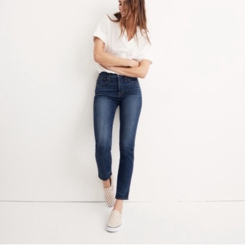 Madewell Slim Straight Jeans in William Wash sz 27